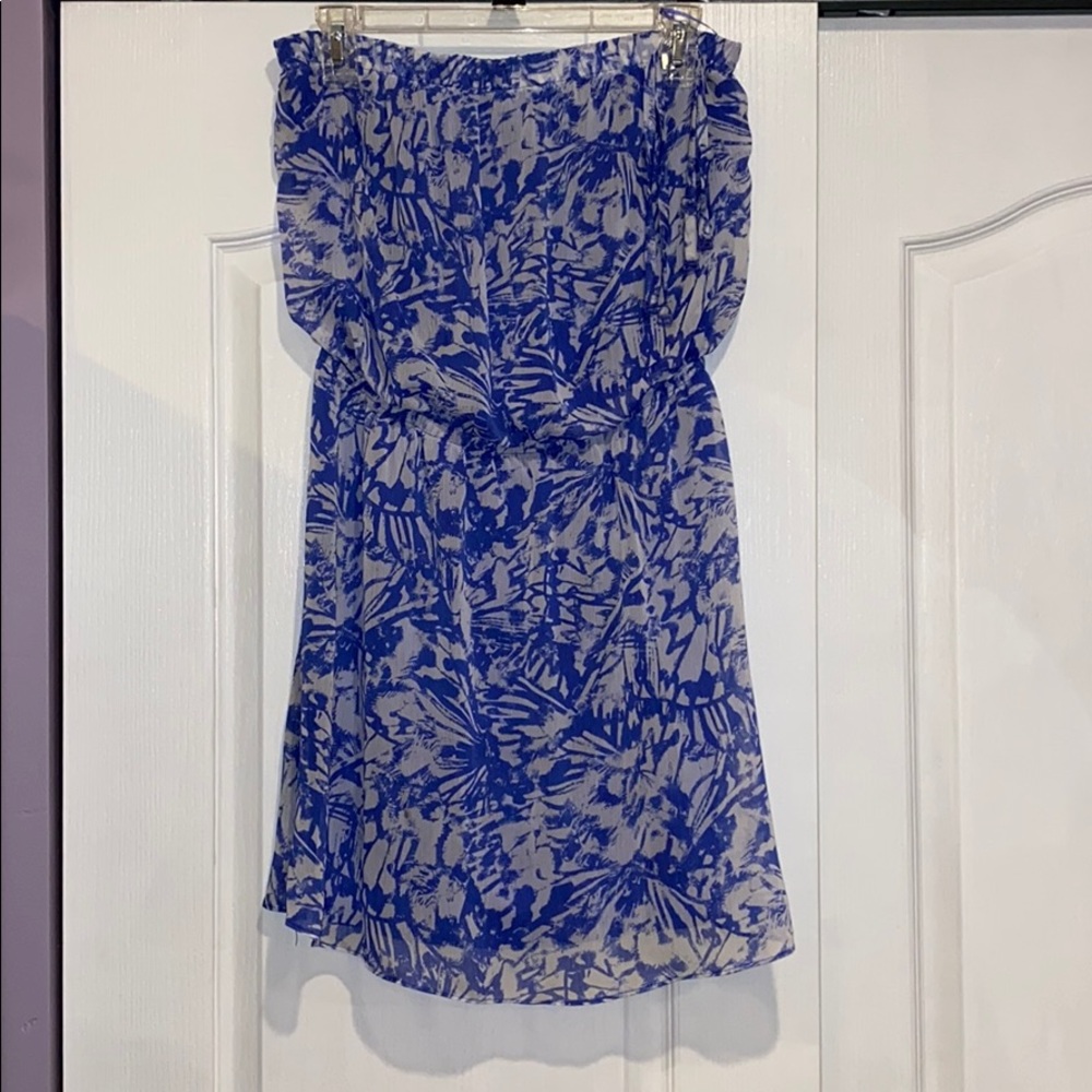 Express purple summer cocktail dress